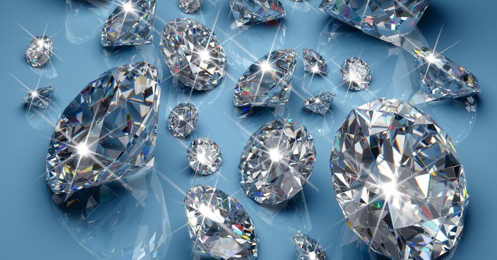 Sparkling diamonds